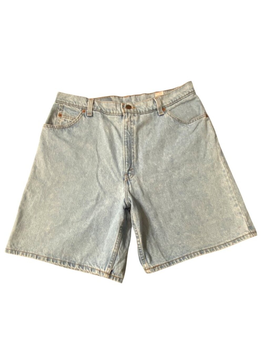 Vintage 1995 Levis 36951 Womens Light Wash Relaxed Fit Denim Shorts Size 16